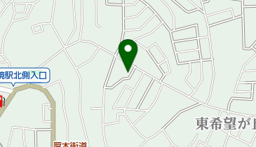 東希望が丘第六公園の地図画像