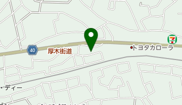四ツ田公園の地図画像
