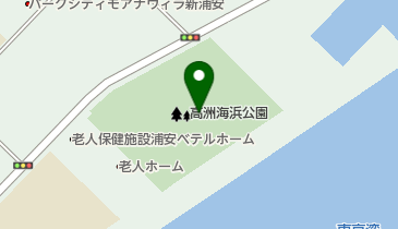 高洲海浜公園の地図画像