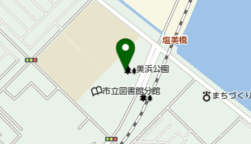 美浜公園の地図画像