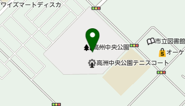 高洲中央公園の地図画像