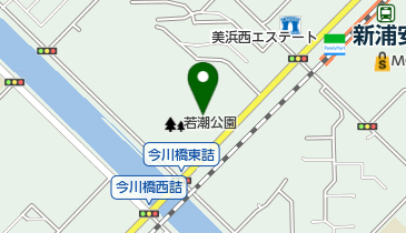 若潮公園の地図画像