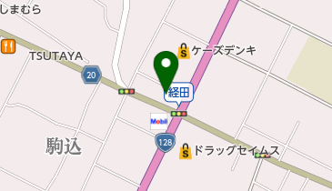 大網白里市ガス事業課の地図画像