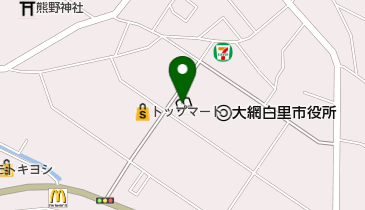 大網白里市保健文化センター3階ホールの地図画像