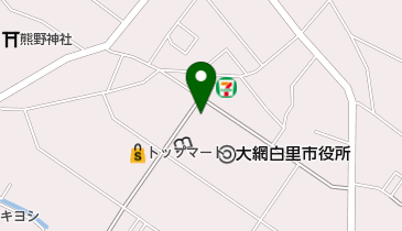 大網白里市中央公民館の地図画像