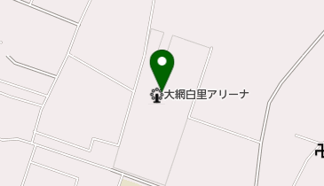 大網白里アリーナの地図画像