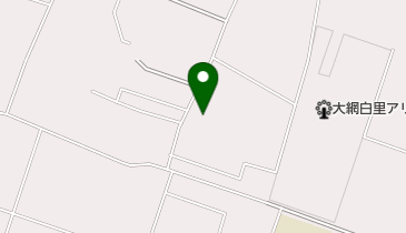 大網白里市柔剣道場の地図画像