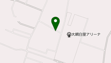 大網白里市弓道場の地図画像