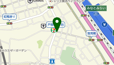 セブンイレブン 横浜戸部店の地図画像