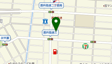 イエローハット 港区甚兵衛通店の地図画像