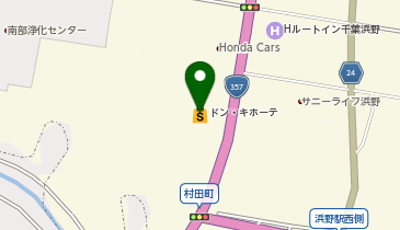 ドン・キホーテ浜野店の地図画像