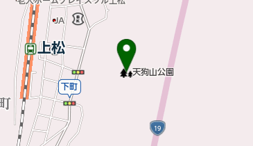 天狗山公園の地図画像