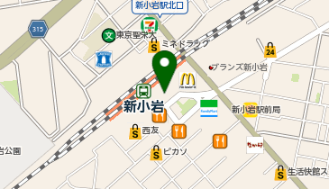 Shapo新小岩(シャポー新小岩)の地図画像