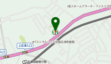 セブンイレブン 佐倉上志津店の地図画像