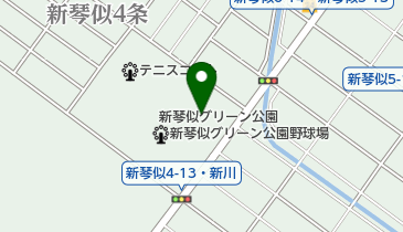 新琴似グリーン公園の地図画像