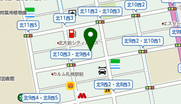 AVIS(エイビス)レンタカー 札幌駅前北口店の地図画像