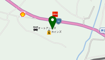 カインズ小諸店の地図画像