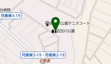 吉田川公園の地図画像