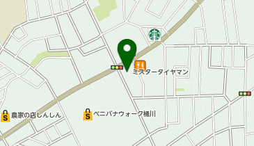 ミスタータイヤマン 桶川西店の地図画像