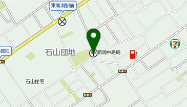 新潟中島郵便局の地図画像