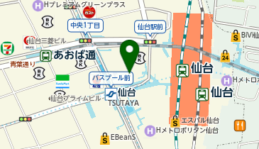 リラノワ認定店舗 仙台ロフトの地図画像