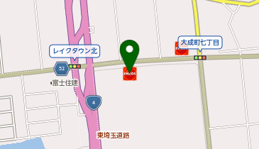 リラックマストア 越谷レイクタウン店の地図画像