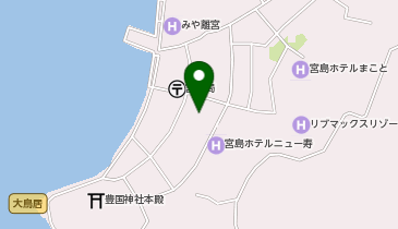 りらっくま茶房 宮島の地図画像