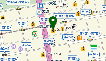 すみっコぐらしショップ 札幌パルコ店の地図画像