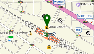 すみっコぐらしショップ アミュプラザおおいた店の地図画像