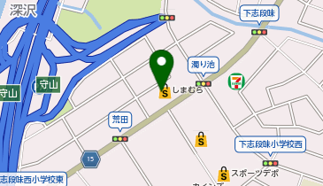 しまむら 守山店の地図画像