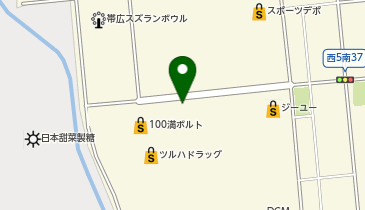 眼鏡市場 フレスポ帯広稲田店の地図画像