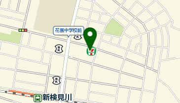 セブンイレブン 花園店の地図画像