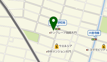ミニストップ 岡崎大門店の地図画像