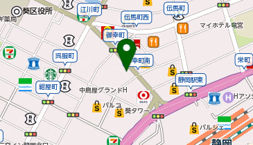 オーダースーツSADA 静岡駅前店の地図画像