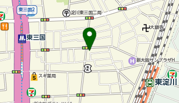 丼丸 東三国店の地図画像