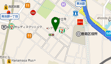 ダイビングスクール マレア池袋店の地図画像