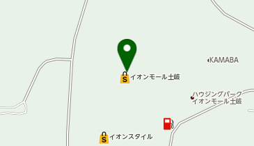 イオンシネマ土岐の地図画像