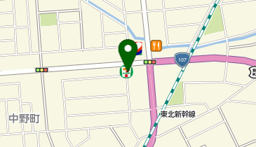 セブンイレブン 北上中野町2丁目店の地図画像