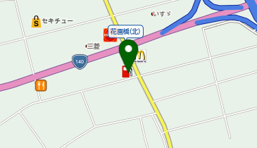 ENEOS Dr.Drive(エネオス ドクタードライブ) セルフ花園インター店の地図画像