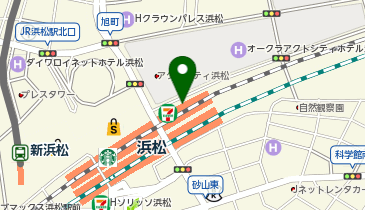 オリックスレンタカー 浜松駅前店の地図画像