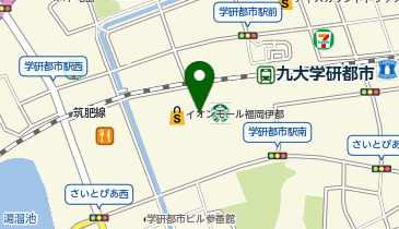 姪浜ドライビングスクール イオンモール福岡伊都(営業所)の地図画像