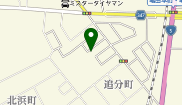 追分第4街区公園の地図画像