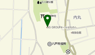 八戸市公民館の地図画像