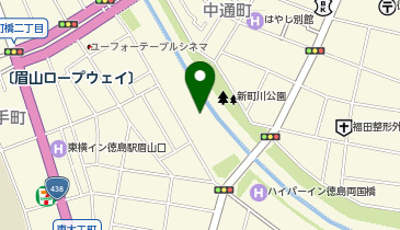 しんまちボードウォークの地図画像