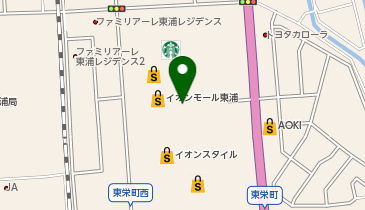 ヘアカラー専門店 fufu(フフ) イオンモール東浦店の地図画像