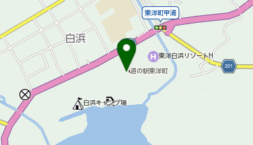 道の駅 東洋町の地図画像