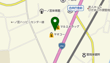 おしゃれ工房 ヤオコー富岡店の地図画像