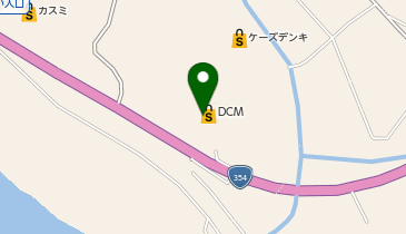 DCM 境店の地図画像