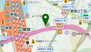iPhone修理アイサポ新宿本店の地図画像