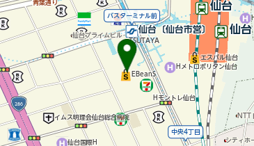 iPhone修理アイサポ仙台駅前イービーンズ店の地図画像